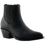 Grinders Mühlen Unisex Maverick Schwarz Leder Western Cowboy Tanzende Stiefeletten 37 - 37 EU
