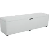 Home Affaire Hockerbank Checked Grau 160 x 42 x 40 cm