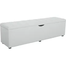 Home Affaire Hockerbank Checked Grau 160 x 42 x 40 cm