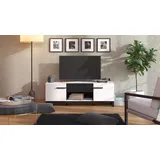 Home Affaire »Sarthe, Breite 147,5 cm TV- Lowboard, TV-Schrank, TV-Ständer«, TV-Kommode, Modernes Design, mit Schublade in toller 3D-Optik