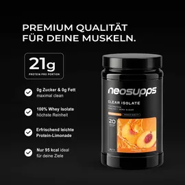 Neosupps Whey Drink Pfirsich Eistee 500 g