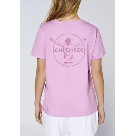Chiemsee T-Shirt mit tonalem Stick & Print,