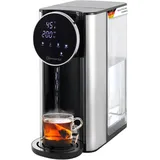 sommertal HW400 Heißwasserspender Businessline, XXL Version mit abnehmbaren 4L Tank, instant heißes Wasser 45-100°C, Touchdisplay, Babynahrung,