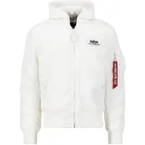 Alpha Industries Ma-1 Zh Back Print Jacke White / Black L