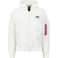 Alpha Industries Ma-1 Zh Back Print Jacke White / Black L