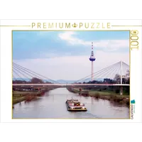 Calvendo Mannheim - Fernsehturm Mannheim 1000 Teile Puzzle quer