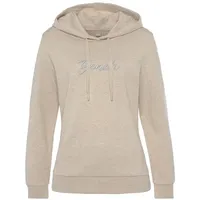 Bench. loungewear Kapuzensweatshirt Beige Meliert 44/46