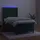 vidaXL Boxspringbett mit Matratze & LED Dunkelgrün 90x190 cm Samt