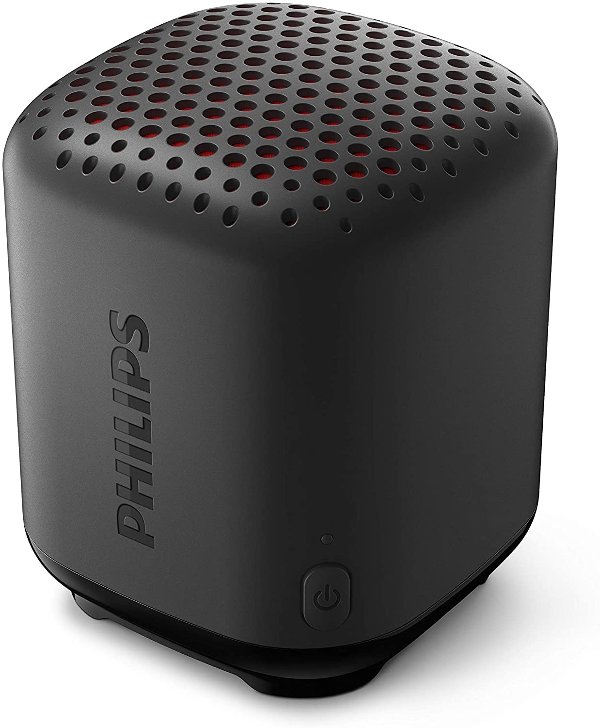 Philips S1505B/00 Bluetooth Speaker (Robust and IPX7 Waterproof, 8 Hours Playtime, Passive Bass Spotlight, 20 m Range, Includes Lanyard) Black