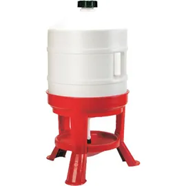 Kerbl Geflügeltränke 30 l Rot/Weiß