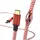 Hama Reflektierendes Schnelllade-/Datenkabel, USB-C - Lightning, 1,5 m, Rot