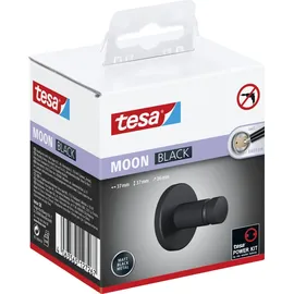 Tesa Moon Handtuchhaken Schwarz