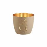 Giftcompany Kerzenhalter Windlicht Madras Eisen Gold