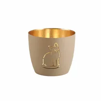 Giftcompany Kerzenhalter Windlicht Madras Eisen Gold