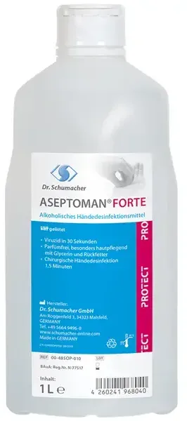 Dr. Schumacher ASEPTOMAN FORTE Händedesinfektionsmittel - 1 Liter