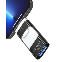 ZARMST 256GB USB Stick für Phone, 4 in 1 USB Speicherstick für iOS/Android Handy/Computer/Laptop/PC, USB 3.0 Flash Laufwerk Fotostick bis zu 80MB/s Lesen, Schwarz