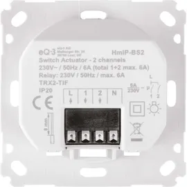 eQ-3 Homematic IP Schaltaktor für Markenschalter – 2-fach