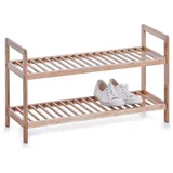 Zeller Schuhregal 70 x 26 x 40 cm braun / natur