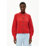 ARMEDANGELS Strickjacke aus Bio-Woll Mix - rot S