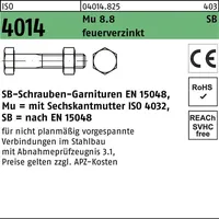 Industrial Quality Supplies ISO 4014 SB-Schrauben-Garnituren 8.8U CE Mu