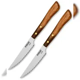 Pirge Elite Steakmesser Set 2-tlg. Braun/Weiß