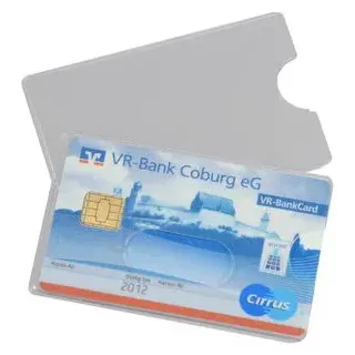 Eichner Kreditkartenhülle transparent 9,0 x 5,9 cm, 10 St.