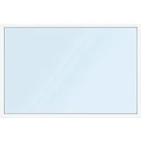 Fenster 3000x2000 mm, Kunststoff Profil aluplast IDEAL® 4000, Weiß, festverglast, 2-fach Verglasung, nach Maß