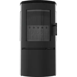 Kratki Falcon View Ø 150 Stahl Schwarz/Abdeckplatte Glas