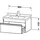 Duravit Ketho 80x45,5cm, Taupe, 1 Auszug, wandhängend
