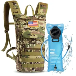 VEVOR Laufrucksack Trinkrucksack 3L Laufen TPU Rucksack Fahrradrucksack Wandern