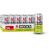 BECK'S Green Lemon Dosenbier Biermischgetränk, EINWEG, Biermischgetränk - Radler - Alster Bier (24 x 0.5 l Dose)