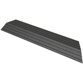 ML-Design WPC Abschlussleiste Ecke rechts 38 x 2 x 7,5 cm anthrazit