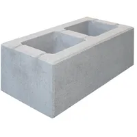 Diephaus Mauerstein LISCO mit Glimmer 45 x 22,5 x 16,5 cm hellgrau
