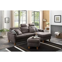 Home Affaire Polsterhocker Palmera 58 x 48 x 58 cm Grau