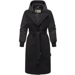 Marikoo  Damenmantel Wollmantel Tjadee 16  in Schwarz, EU 3XL