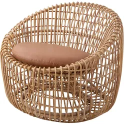Cane-line Nest Round Sessel Rattan Natural - Natur