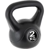 MAXXIVA® Kettlebell - 1-24 kg Gewichte - Kugelhantel Schwunghantel schwarz aus Beton mit Kunstoffummantelung - Training Zuhause (2, Kilogramm)