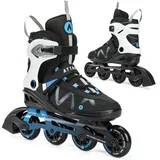 attabo Bliss Herren Inlineskates, Größe 40-46 EU, bieten Komfort und Sicherheit. Ausgestattet mit Einer halbsteifen Schale, Einer Aluminiumschiene, 80-mm-PU-Rollen und ABEC-7-Lagern