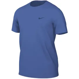 Nike Herren T-Shirt, hellblau - US: M NK DF UV HYVERSE SS, COMET BLUE/BLACK