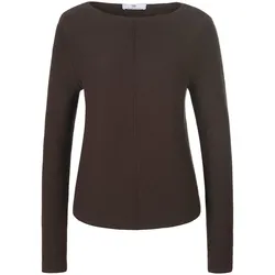 Pullover aus 100% SUPIMA®-­Baumwolle Peter Hahn braun, 38