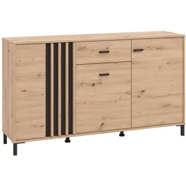 Home Affaire Laval 157 x 90 x 40 cm Artisan Eiche / Beige