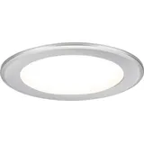 Paulmann LED Möbel-Einbauleuchte eisen gebürstet Ø 6,5 cm warmweiß 3er Set