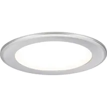 Paulmann LED Möbel-Einbauleuchte eisen gebürstet Ø 6,5 cm warmweiß 3er Set
