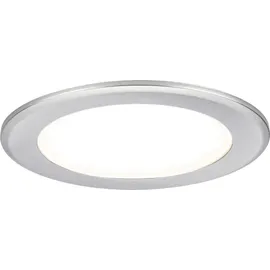 Paulmann LED Möbel-Einbauleuchte eisen gebürstet Ø 6,5 cm warmweiß 3er Set