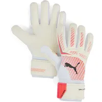 Puma Ultra Pro Negative Cut Torwarthandschuhe 06 white/glowing red/black