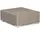 SonnenPartner Lounge-hocker Residence Alu/polyrattan Stone-grey Mit Kissen Sitzhocker - Sonnenpartner