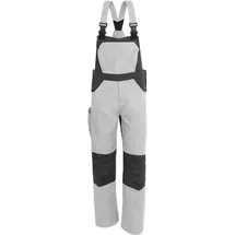 QUALITEX HIGH QUALITY WORKWEAR Latzhose X-Serie weiß/grau Damen: 60 Herren: 66