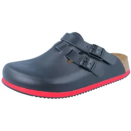 Birkenstock Kay Superlauf, WB, Naturleder, schwarz/rot, normal, Größe 41