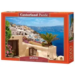 CASTORLAND C-200672-2 Erwachsenenpuzzle 2000 Teile Santorini, Greece