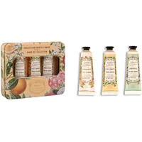 Panier des Sens - Geschenk für Frauen - Trio aus natürlicher Handcreme 3x30ml Orangenblüte, Jasmin, Geranie - Geschenkideen für Frauen - Geschenkset mit 96% natürlichen Inhaltsstoffen – Hand Cream